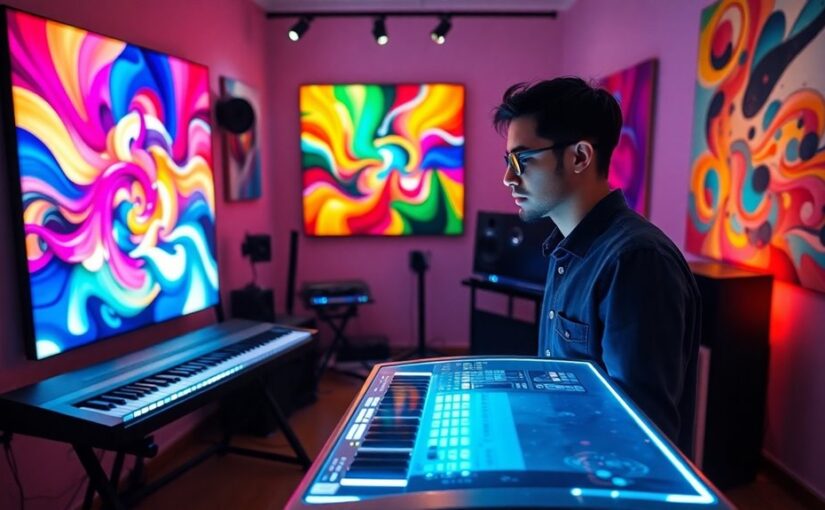 Automatisering in de creatieve industrie: AI-gegenereerde kunst en muziek